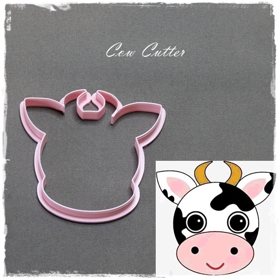 Cow Face Cookie Cutter