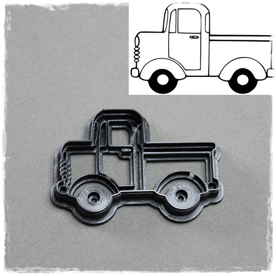 Truck Imprint Cookie Cutter
