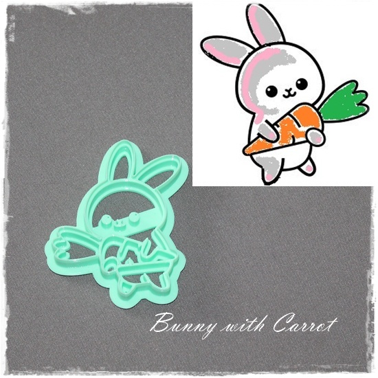 Bunny with Carrot Cookie Cutter