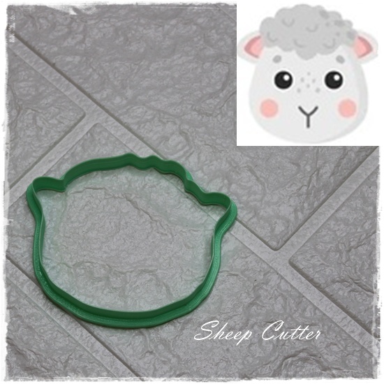 Sheep Face Cookie Cutter