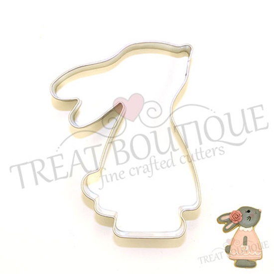 Standing Bunny Girl Cookie Cutter