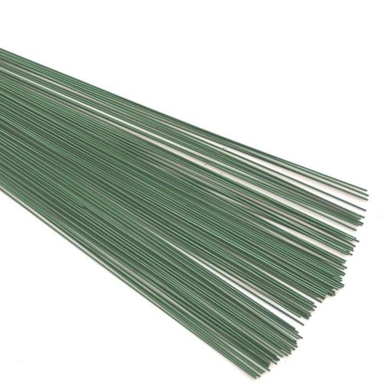 Green UnCovered Florist wire #26 for Cake Decorating
