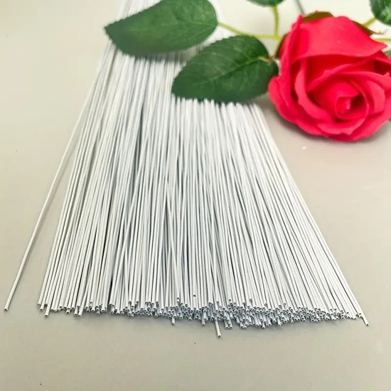 Coated Wire – White #22 for Cake Decorating