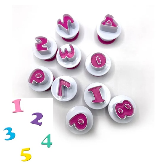 Number Cutters – Easy Push