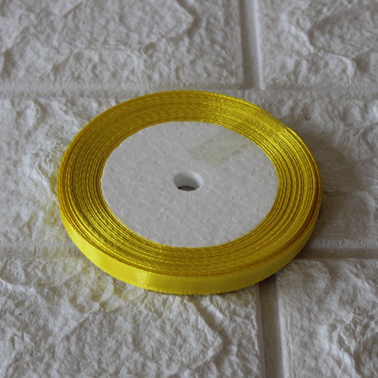Satin Ribbon – Yellow