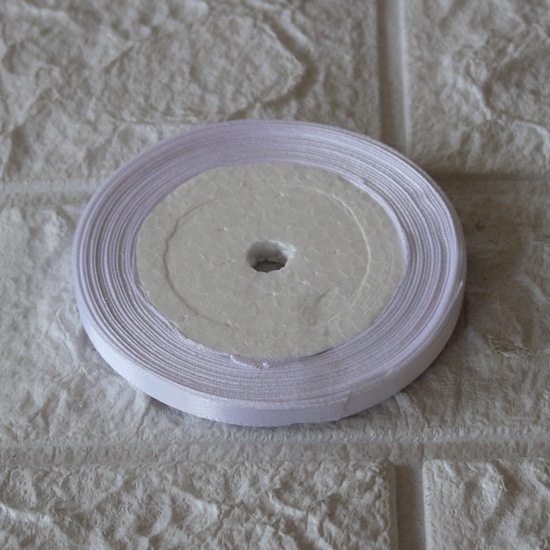 Satin Ribbon – White