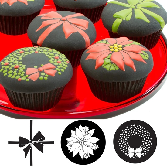 Cupcake and Cookie Texture Tops - Christmas - Image 2