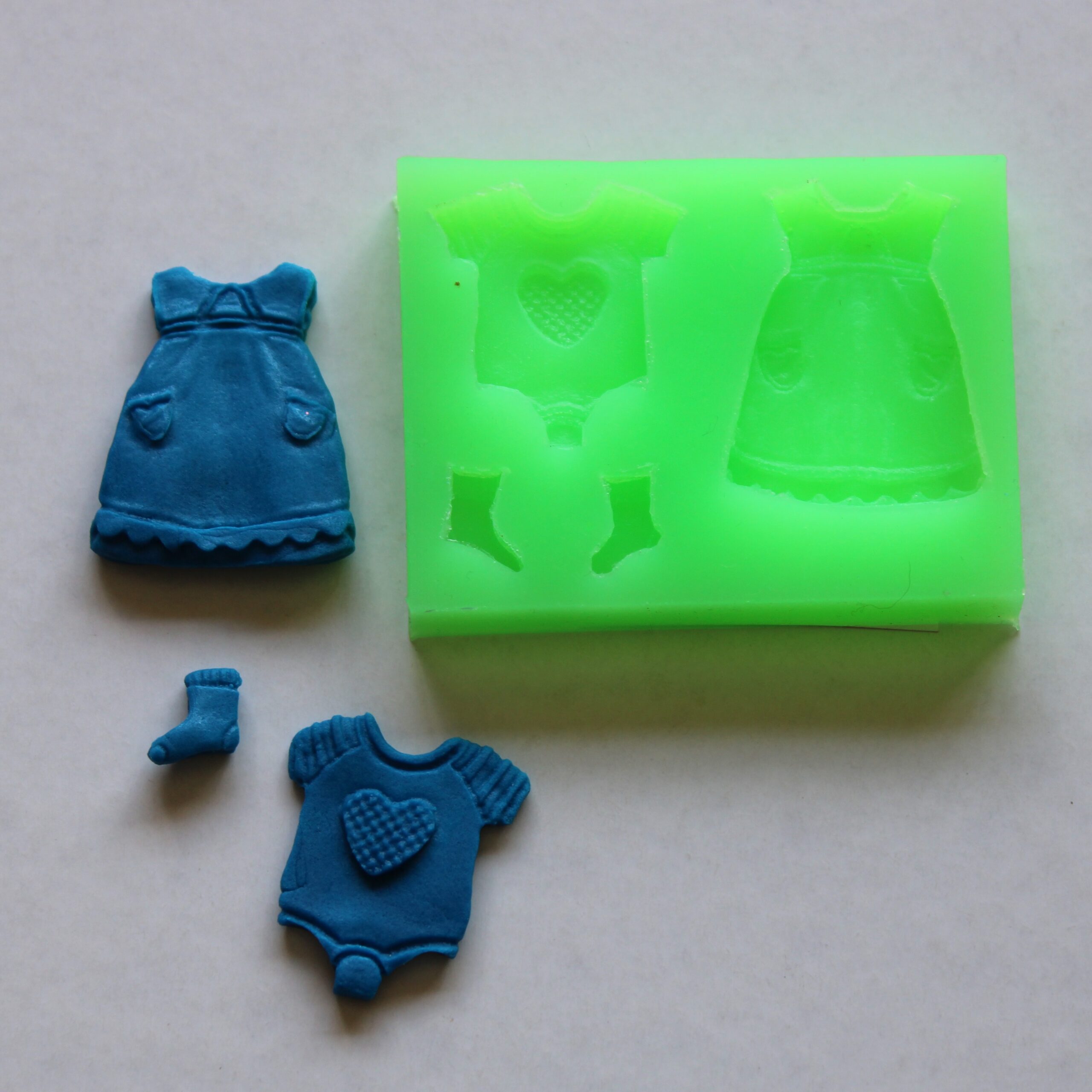 Baby Grow, Dress and Sock Mould