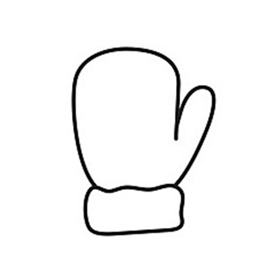 Santa Glove Cookie Cutter - Image 2