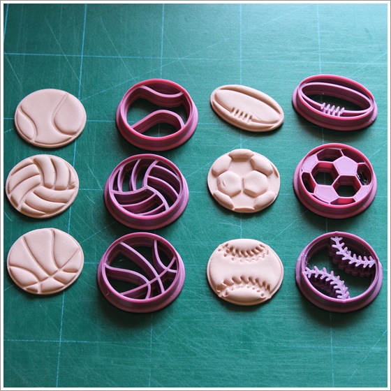 Sports Ball Set – Cupcake Cutters