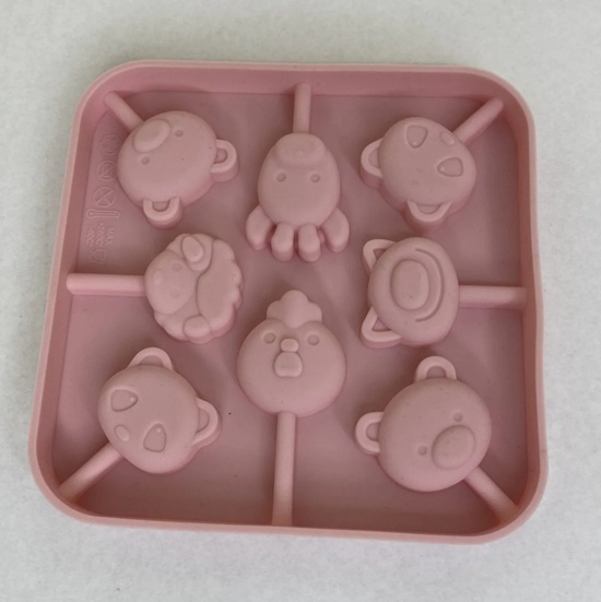 Animal Faces Lollipop Mould