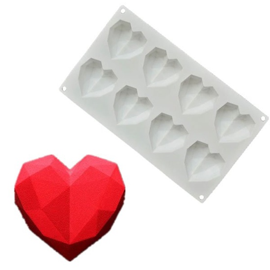 Geo Heart Tray Mould
