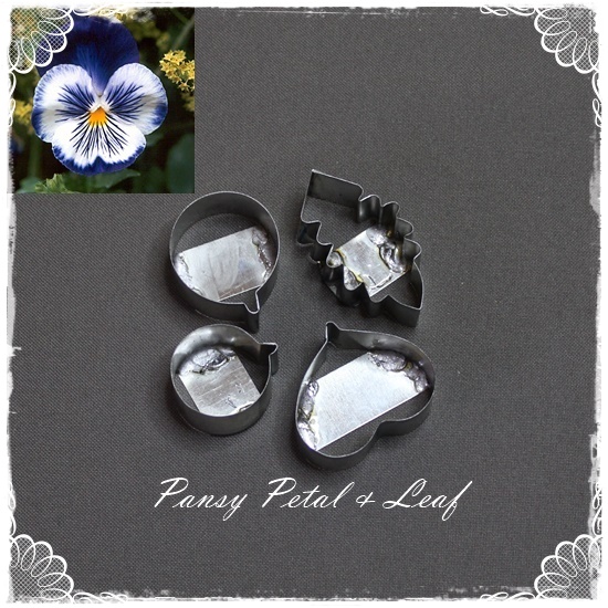 Pansy Flower and Leaf Cutter