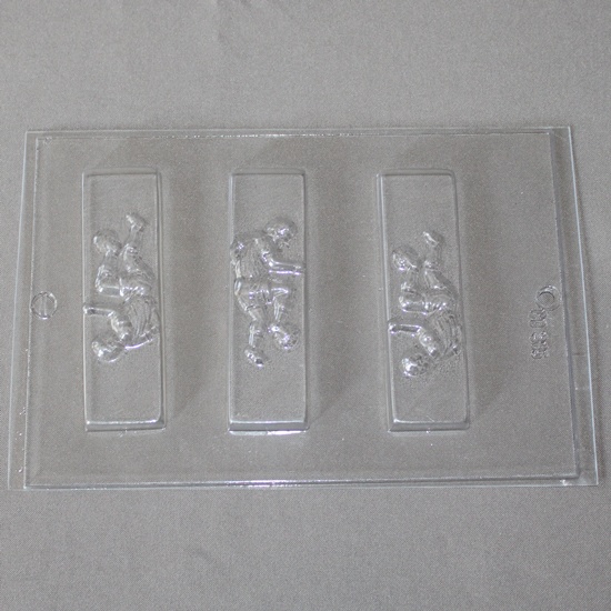 Chocolate Mould – Chocolate Bar with Soccer Player