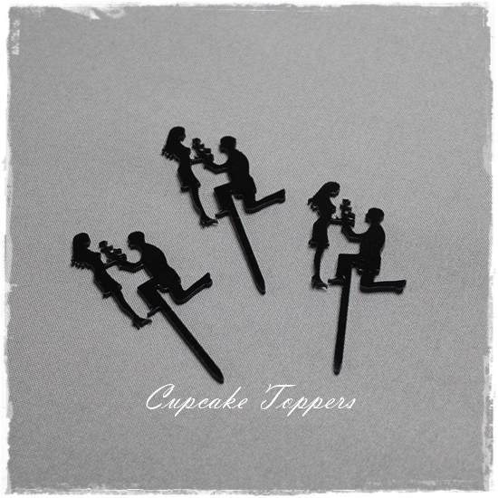 Engagement – Cupcake Toppers