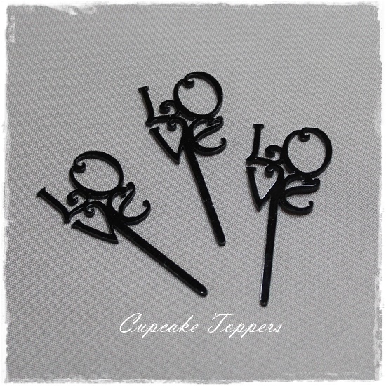 Love – Cupcake Toppers