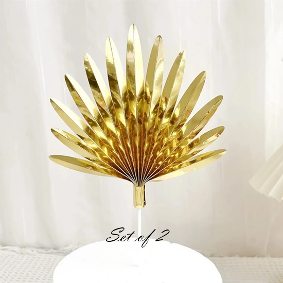 Palm Fan Leaf Paper Topper