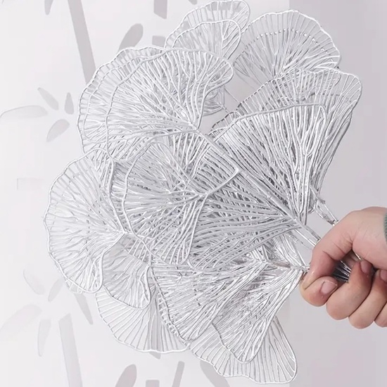 Silver Ginkgo Leaves