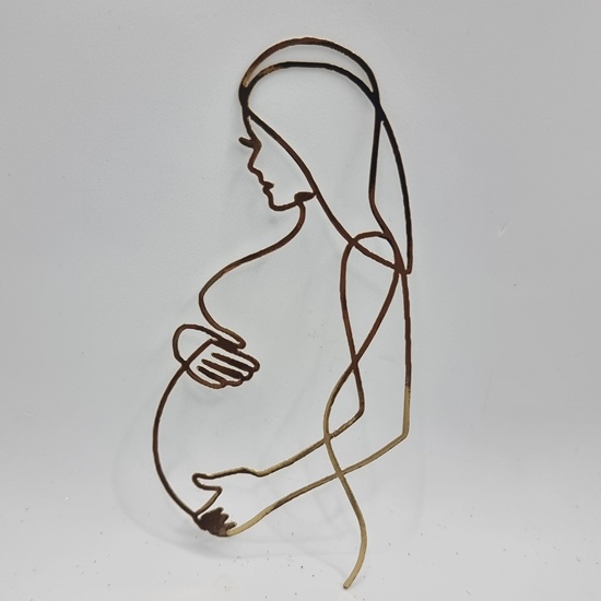 Pregnant Lady – Line Art