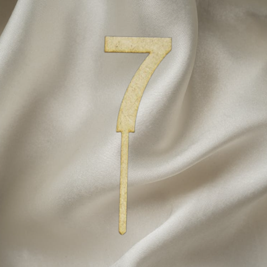 Wooden Number Topper