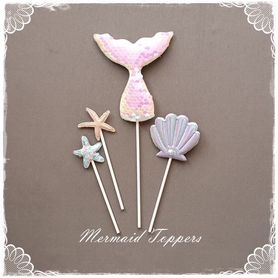 Mermaid & Shell Toppers