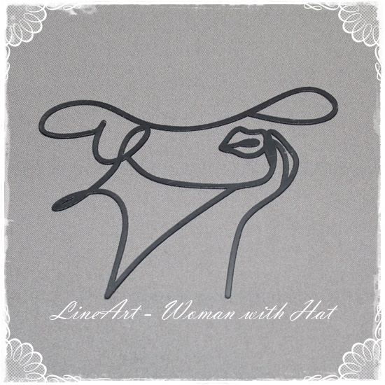 Face with Hat – Line Art