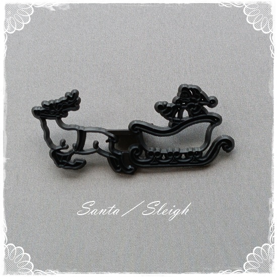 Santa Sleigh Patchwork Cutters