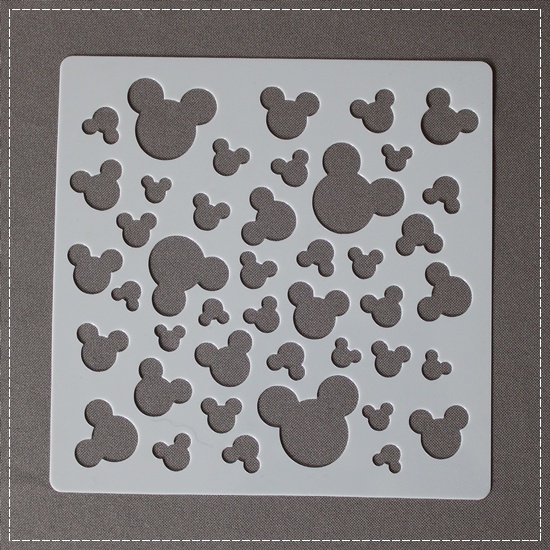 Mickey Mouse Face Stencil