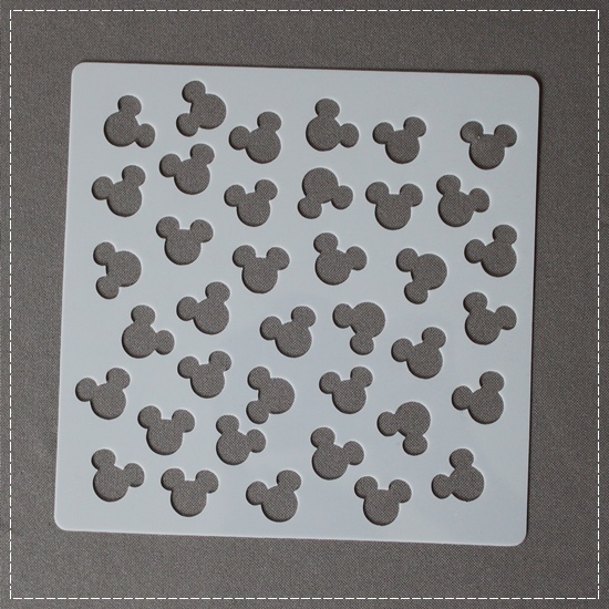 Mickey Mouse Face Stencil
