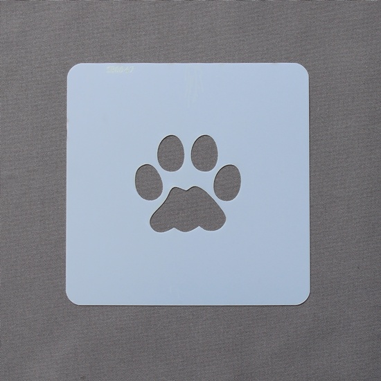 Paw stencil.- Stencil Buddy