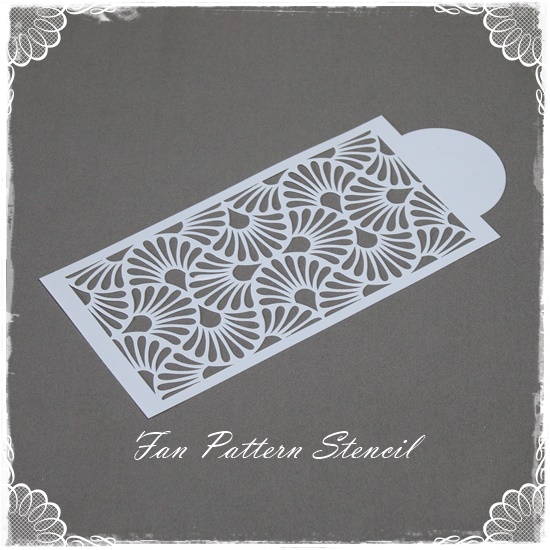 Fan Pattern Stencil