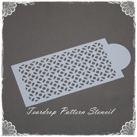 Teardrop Pattern – Stencil