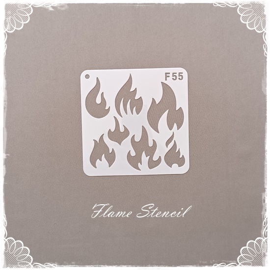 Flame Stencil