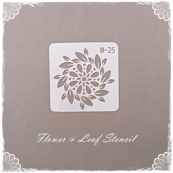 Flower Circle Stencil