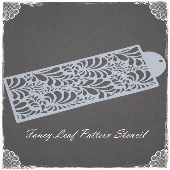 Fancy Leaf Pattern – Stencil