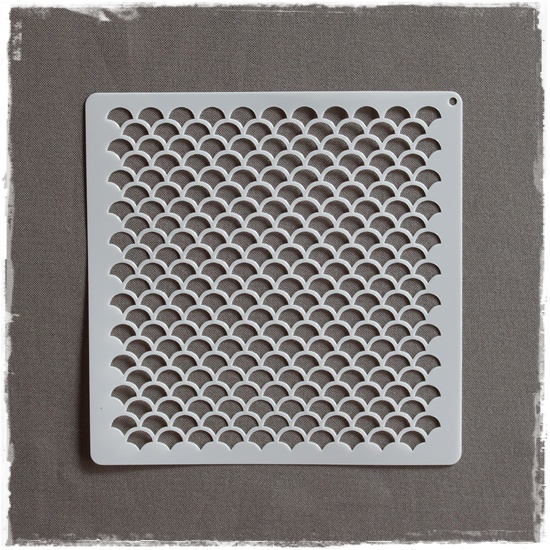 Mermaid / Fish Scale Stencil