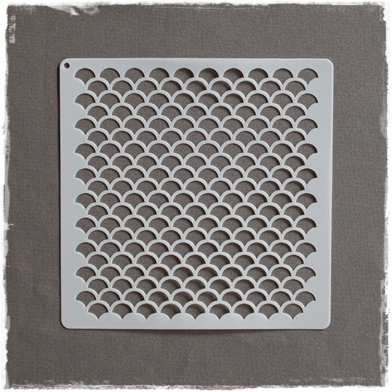 Mermaid / Fish Scale Stencil