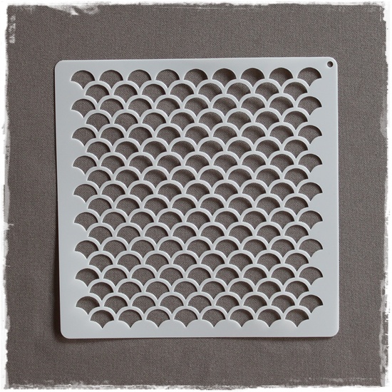 Mermaid / Fish Scale Stencil