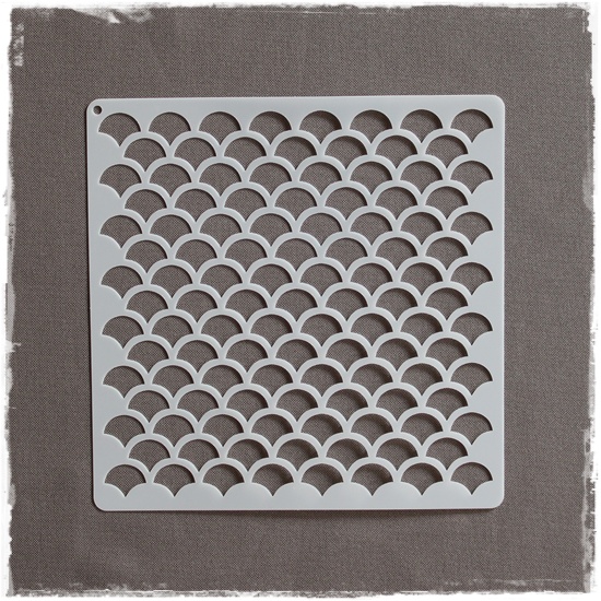 Mermaid / Fish Scale Stencil