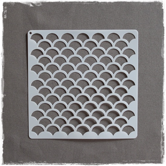 Mermaid / Fish Scale Stencil