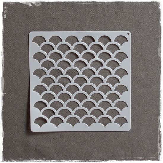 Mermaid / Fish Scale Stencil