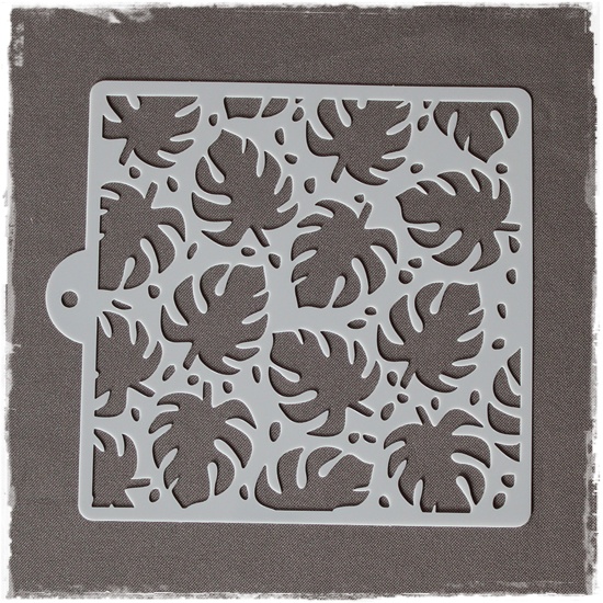 Monstera Leaf Stencil