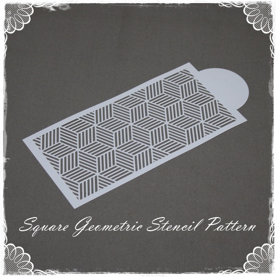 Square Geometric Stencil
