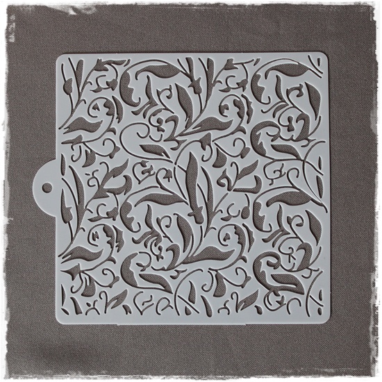 Floral Pattern Stencil
