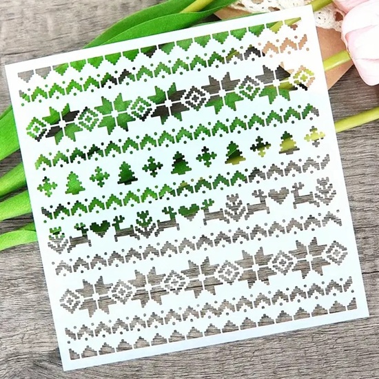 Bohemian Lace Pattern Cookie Stencil
