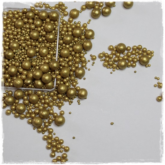 Sugar Pearls – Gold