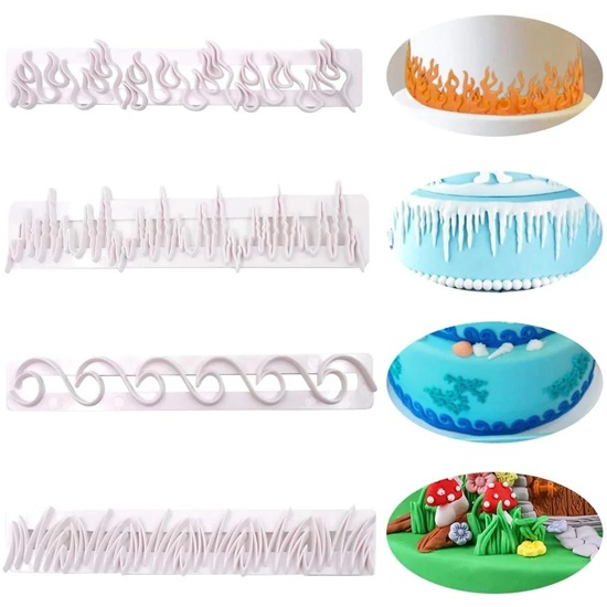 Grass, Flame, Icicles and Wave Cutters