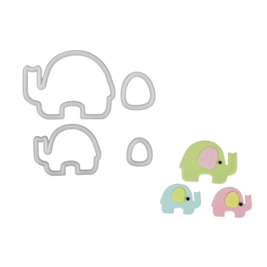 Elephant Silhouette Cutters