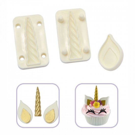 Unicorn Horn & Ear – Pop It Cutter