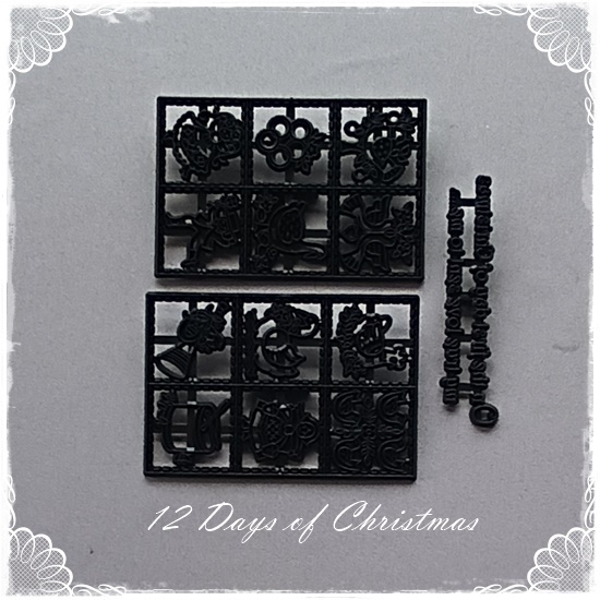 12 Days of Christmas Patchwork Cutters